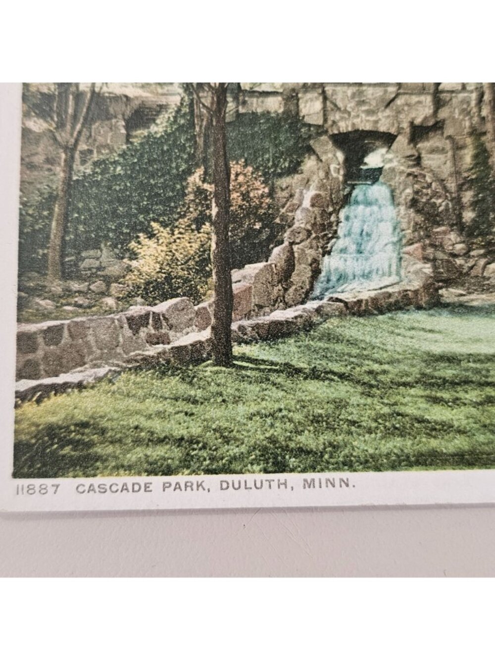 3 Minnesota Parks 1920s Postcards color Lithograph Cascade Como Conodan Park - Picture 7 of 9